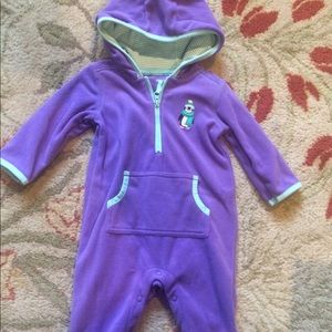 Carter’s fleece bodysuit